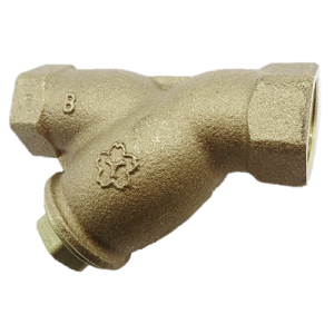 鉛ﾚｽ青銅製 ねじ込み Y形ｽﾄﾚｰﾅ            B10YTN