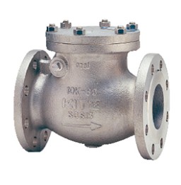 ｽﾃﾝﾚｽ鋼製 ﾌﾗﾝｼﾞ型 ｽｲﾝｸﾞﾁｬｯｷ弁(SCS13A)   10UOAT