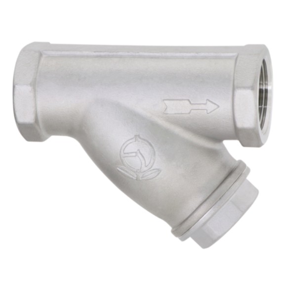 ｽﾃﾝﾚｽ製 ねじ込み Y形ｽﾄﾚｰﾅ(#60)          KY7N-D2