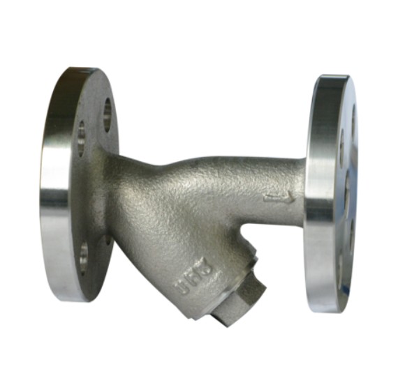 ｽﾃﾝﾚｽ製 ﾌﾗﾝｼﾞ型 Y形ｽﾄﾚｰﾅ(#60)           KY8-D2