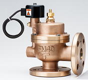 FMﾊﾞﾙﾌﾞ 電磁弁一体型 ｱﾝｸﾞﾙﾀｲﾌﾟ(副弁無)  A-2F型