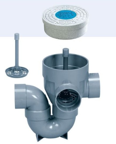 目皿付ﾄﾗｯﾌﾟｲﾝﾊﾞｰﾄ 90°流入              SUT 90W