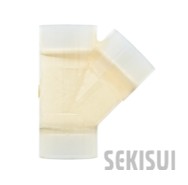 透明ACﾄﾞﾚﾝ継手 45ﾟY