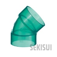 透明耐火DV継手 45ﾟｴﾙﾎﾞ                  45L
