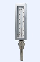 S型ﾀｲｺｽ型温度計(銅管保護管付)