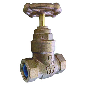 青銅製 ねじ込み 給水ｺｱ入り 埋設ｹﾞｰﾄ弁   10MG-CN