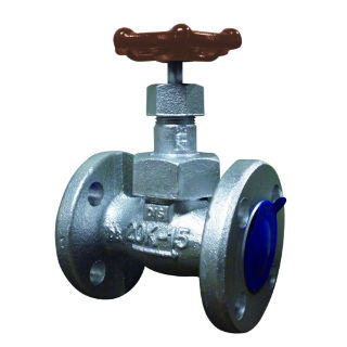 ﾀﾞｸﾀｲﾙ製 ﾌﾗﾝｼﾞ 内ねじｽﾄｯﾌﾟ弁            D20SH