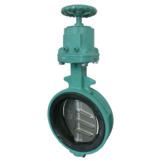 ﾀﾞｸﾀｲﾙ製 ｾﾝﾀｰﾊﾝﾄﾞﾙ式 ﾊﾞﾀﾌﾗｲ弁(SCS14/NBR)GS-SN