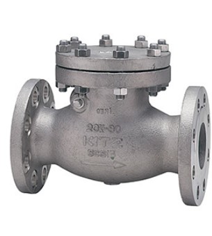 ｽﾃﾝﾚｽ製 ﾌﾗﾝｼﾞ型 ｽｲﾝｸﾞﾁｬｯｷ弁             20UOA