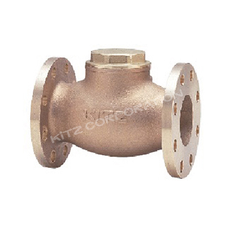 青銅製 フランジ型 スイングチャッキ弁 OB