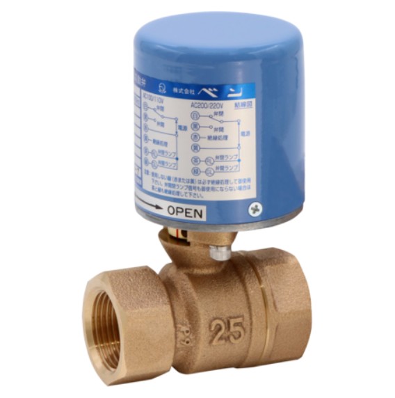 CAC製 ねじ込み ﾎﾞｰﾙ式電動弁             BM12S-J