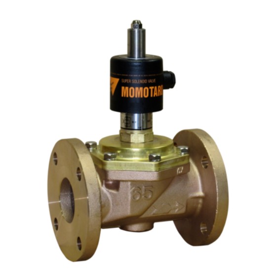 CAC製 ﾌﾗﾝｼﾞ型 ﾋﾟｽﾄﾝ式 電磁弁(通電閉)    PF12C-W