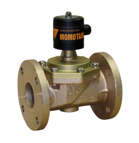 CAC製 ﾌﾗﾝｼﾞ型 ﾋﾟｽﾄﾝ式 電磁弁(通電開)    PF12-W