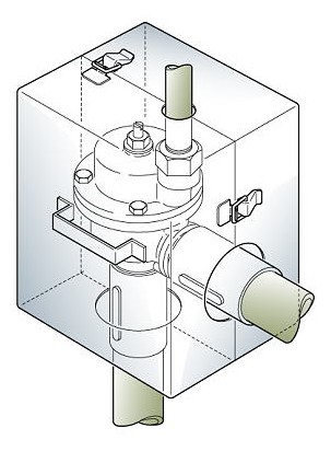 FMﾊﾞﾙﾌﾞ用 3型用 保護ｹｰｽ SUS304          PKA-3