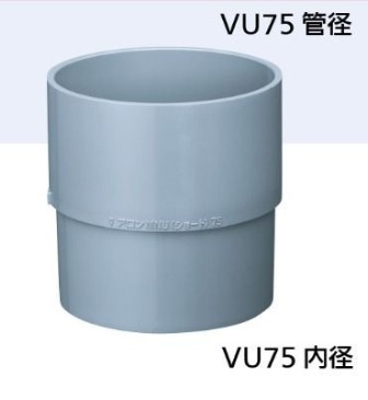 CU継手 持出ﾆｯﾌﾟﾙ(ｼｮｰﾄ)                  CUMNU持出ﾆｯﾌﾟﾙ