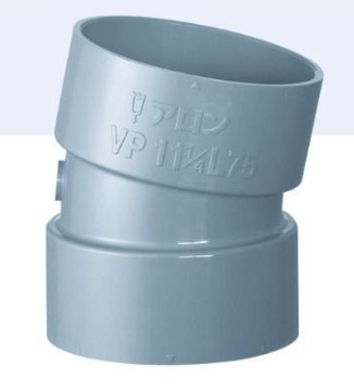 CU継手 VP管用11 1/4°ｴﾙﾎﾞ               VP 11 1/4L