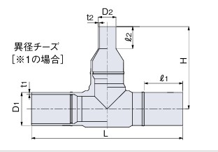 ﾌﾟﾗﾝﾄﾊｲﾊﾟｰSP 異径ﾁｰｽﾞ(JIS)              PT1F3Z