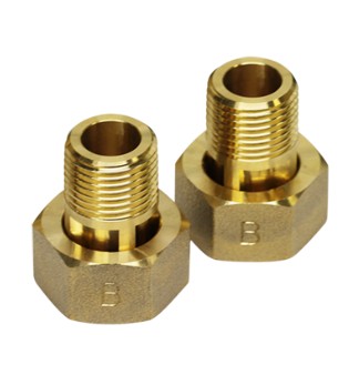 水道ﾒｰﾀｰ用ｶﾞｽ管用金具(上水ﾈｼﾞ･2個1ｾｯﾄ)  13mm用